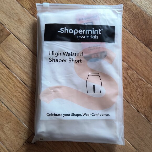 SHAPERMINT Essentials Beige 3X High Waisted Shaper Short NWT - Picture 2 of 8